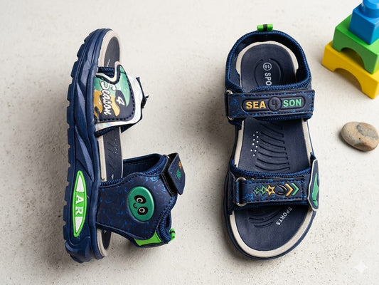Blue Sandals